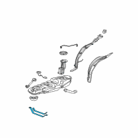 OEM 2015 Toyota RAV4 Tank Strap Diagram - 77602-0R020