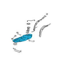 OEM Toyota RAV4 Fuel Tank Diagram - 77001-42190