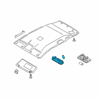 OEM 2020 Nissan Versa Lamp Assembly Map Diagram - 26430-5TA5A