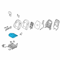 OEM Hyundai Elantra GT Cushion Assembly-Front Seat, RH Diagram - 88200-G3550-PXD