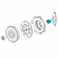 OEM 2003 BMW M3 Clutch Release Bearing Diagram - 21-51-1-223-582