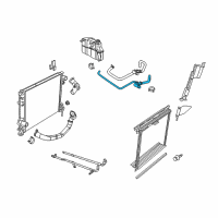 OEM 2016 Dodge Challenger Hose-Heater Return Diagram - 68193882AD
