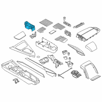 OEM BMW 650i xDrive Gran Coupe Phone Holder Diagram - 51-16-9-218-782