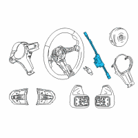 OEM 2016 BMW M6 Gran Coupe Steering Wheel Electronics Control Unit Diagram - 61-31-7-848-640