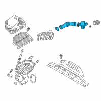 OEM 2015 Hyundai Genesis Coupe Sound Generator Assembly-Intake Diagram - 28190-2M300