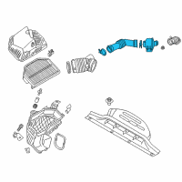 OEM 2014 Hyundai Genesis Coupe Sound Generator Assembly-Intake Diagram - 28190-2M300