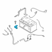 OEM BMW Z4 Battery Clamp Bracket Diagram - 61-21-7-586-426