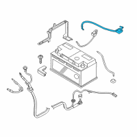 OEM 2014 BMW X3 Positive Cable Diagram - 61-12-9-321-005