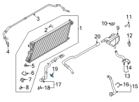 OEM Lincoln Nautilus Temperature Sensor Diagram - JX6Z-12A648-B