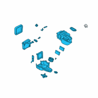 OEM 2003 Infiniti I35 Blower & Cooling Assembly-Front Diagram - 27210-5Y01A