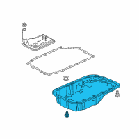 OEM 2020 Chevrolet Colorado Oil Pan Diagram - 24293414