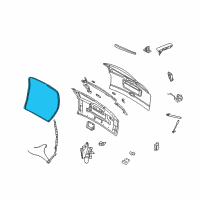 OEM 2001 Chrysler Voyager WEATHERSTRIP-LIFTGATE Opening Diagram - 4717559AG