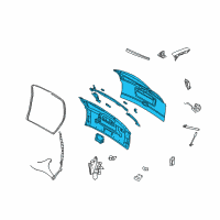 OEM 2006 Dodge Caravan LIFTGATE Diagram - 5135945AA