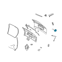 OEM Dodge Caravan Liftgate Latch Diagram - 4717674AF