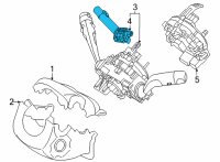 OEM 2022 Hyundai Ioniq 5 LEVER COMPLETE-SHIFT BY WIRE Diagram - 467W0-GI100-NNB