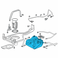 OEM 2021 Ram 3500 TANK-DIESEL EXHAUST FLUID Diagram - 52029762AH