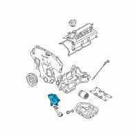 OEM 2006 Nissan Quest Pump Assembly-Oil Diagram - 15010-7Y000