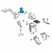 OEM 2020 Nissan Kicks Air Duct Diagram - 16576-5EA0A