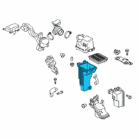 OEM Nissan Versa Air Cleaner Housing Diagram - 16528-5RB1A