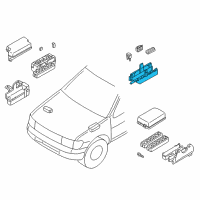 OEM Infiniti G20 Cover-FUSIBLE Link Holder Diagram - 24382-8E005