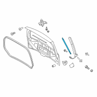 OEM Ford Flex Support Strut Diagram - DA8Z-74406A11-A