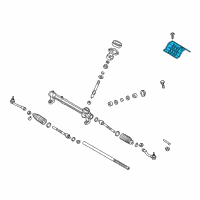 OEM Hyundai Heat Protector Assembly-Power STEE Diagram - 57280-D3000