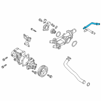 OEM Kia Sportage Hose Assembly-Water From Diagram - 254692GGA0