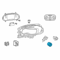 OEM 2018 Dodge Challenger Switch-HEADLAMP Diagram - 68141053AC