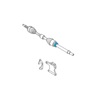 OEM 2010 Nissan Rogue Joint Assy-Inner Diagram - 39711-JG32C