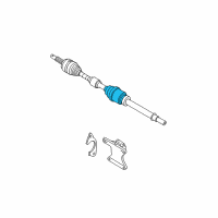 OEM 2013 Nissan Rogue Repair Kit - Dust Boot, Inner Diagram - C97DA-JA00K