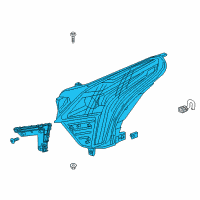 OEM 2020 Cadillac XT5 Composite Assembly Diagram - 84648543