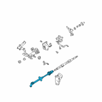 OEM 2001 Toyota Sienna Intermed Shaft Diagram - 45220-08011