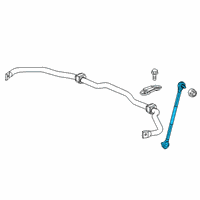 OEM 2021 Honda Clarity Link Complete, Front Stabilizer Diagram - 51320-TRT-A01
