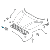 OEM 2018 Kia Rio Switch Assembly-Hood Diagram - 93880H8000