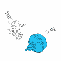 OEM 2005 Pontiac Montana Power Brake Booster ASSEMBLY Diagram - 15234621