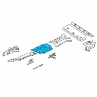 OEM BMW X5 TUNNEL HEAT INSULATOR Diagram - 51-49-7-424-929