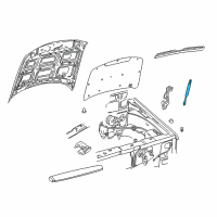 OEM Ford Support Cylinder Diagram - 6L2Z-16C826-C