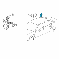 OEM 2008 Buick Lucerne Module Asm-Electronic Suspension Control Diagram - 25980090