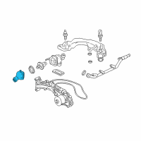 OEM 2002 Acura RL Cover, Thermostat Diagram - 19311-PY3-000