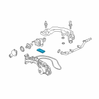 OEM 2004 Acura RL Gasket, Thermostat Case Diagram - 19313-P5G-000