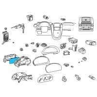 OEM Lexus RX300 Plate,Computer Meter Circuit No.1 Diagram - 83275-48020