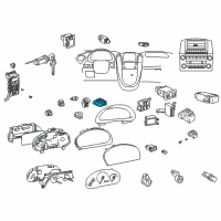 OEM 2003 Lexus RX300 Block, Driver Side Junction Diagram - 82735-22010