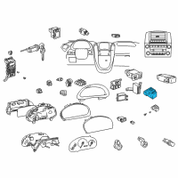 OEM 2000 Lexus RX300 Switch, Seat Heater Diagram - 84751-13010