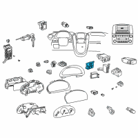 OEM 2003 Lexus RX300 Block, Center Junction Diagram - 82734-48010