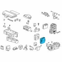 OEM Acura TL System Unit, Multi Plex Control (Driver Side) Diagram - 38800-S0K-A02