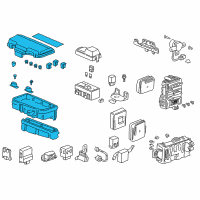 OEM Box Assembly, Relay Diagram - 38250-S0K-A02