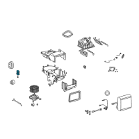 OEM 2002 Kia Sedona Resistor-Assembly Diagram - 1K55261C08