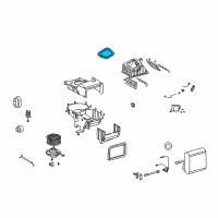 OEM 2002 Kia Spectra Seal-Blower Unit Diagram - 1K2A161B40