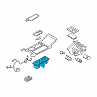 OEM 2022 Kia Telluride Pad U Diagram - 84670S9000