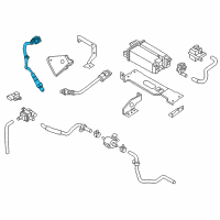 OEM 2011 Infiniti QX56 Air Fuel Ratio Sensor Assembly Diagram - 22693-1LA0C